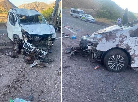Elazığ’da korkunç kaza! Kontrolden çıkan araç takla attı: 5 yaralı